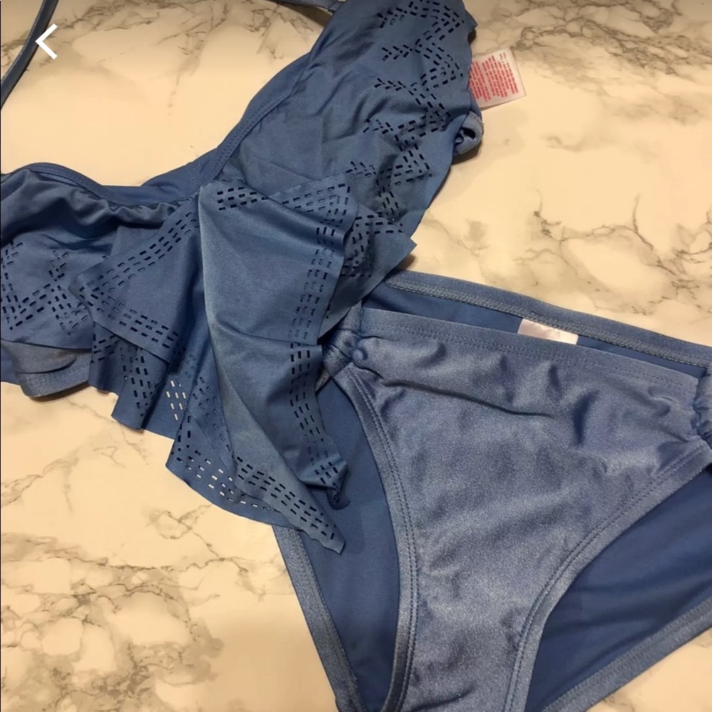 blue bikini set